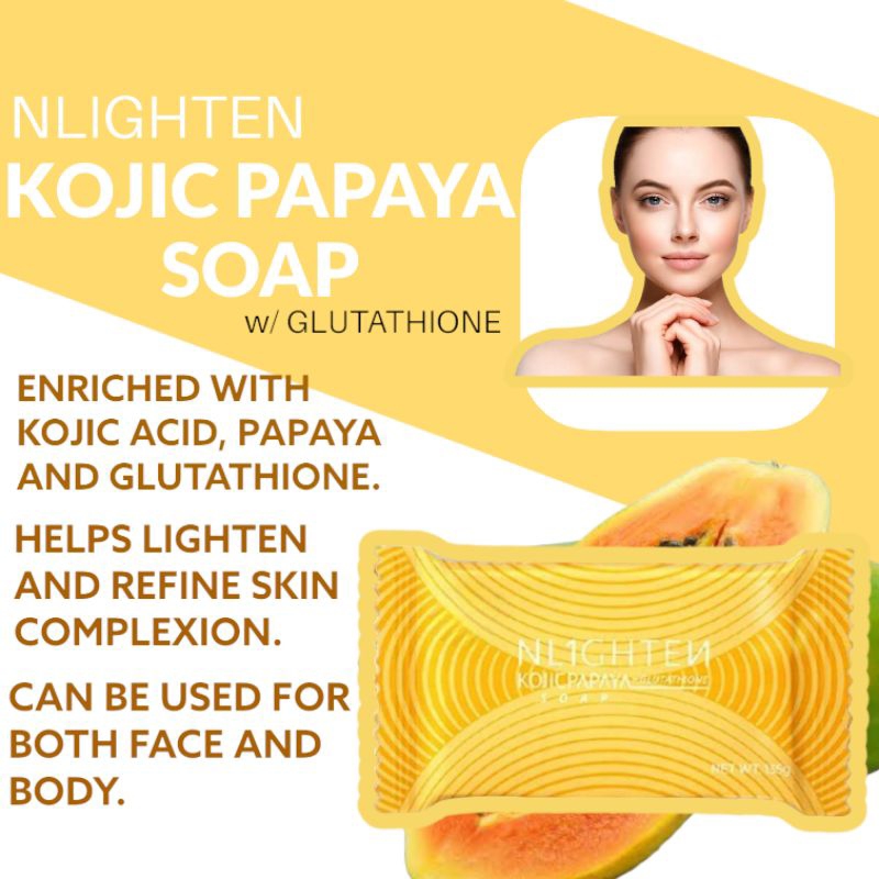 nlighten kojic papaya with glutathione ingredients Your liver supports you