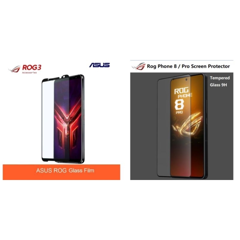 Asus ROG Phone 8 / Pro / 3 ROG3 Tempered Glass Screen Protector ...