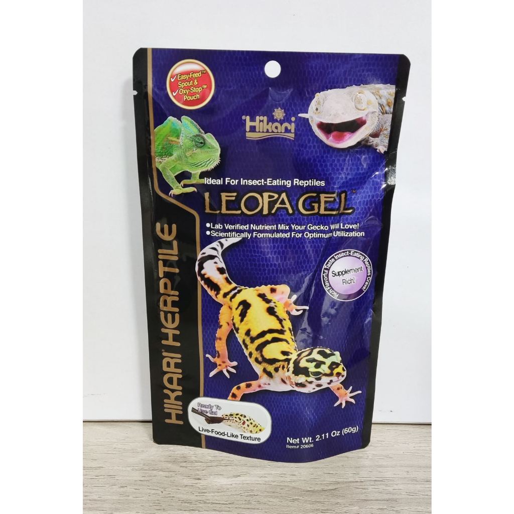Hikari Leopa Gel For Insect-Eating Reptile Food 60g | Shopee Philippines