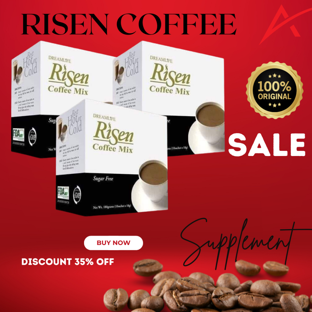 Risen Coffee Mix With 10 Sachets Per Box Help Strengthen Immune System Buy 3 Boxes Shopee 9110