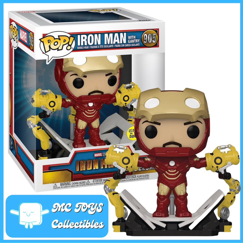 Funko Pop! Marvel Iron Man Collector's Edition, Edizione Limitata A 10.000 Pezzi, In Custodia Da Collezione Con Spilla E Card