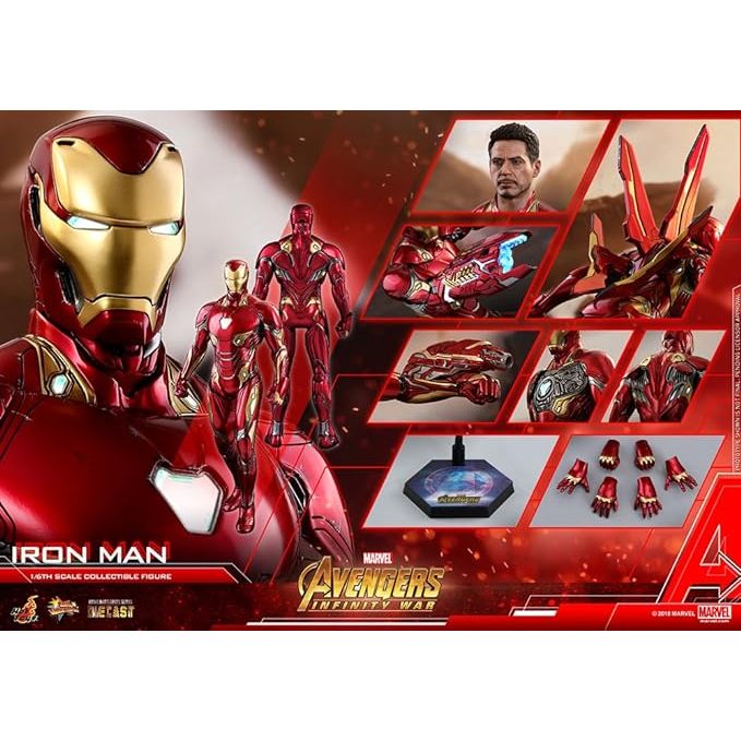 Hot Toys Ironman Mark 50 Mark L Avengers Infinity War MMS473 1 6th Scale Figure Shopee Philippines