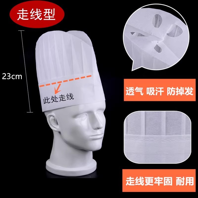 Chef Plus Chef Toque Disposable 21 cm (Set of 10) | Shopee Philippines