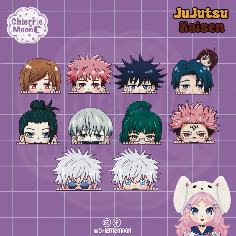 Jujutsu kaisen/JJK Peeker Sticker | Shopee Philippines