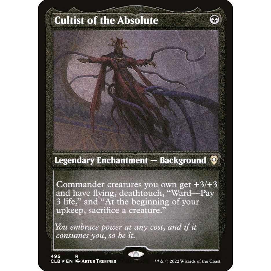 Cultist of the Absolute - Enchantment - BLACK | Shopee Philippines