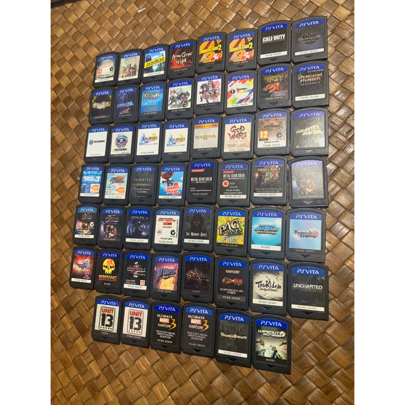 Used carts only PS Vita games Shopee Philippines