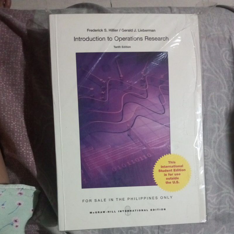 Introduction to Operation Research tenth edition by Lieberman | Shopee ...