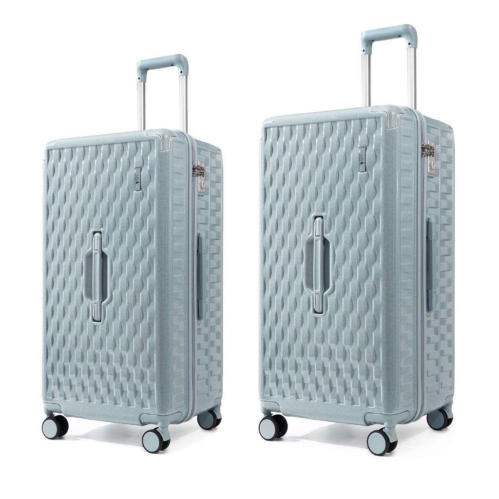 SeaChoice Hardside Luggage with Premium PC Trunk Spinner Wheels 2 Piece Set 24 30 Lightweight TSA