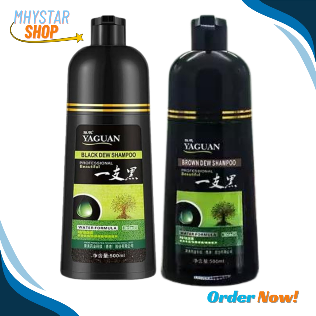 Original Herbal Hair Dye Shampoo White Hair into Black Hair Blackening ...
