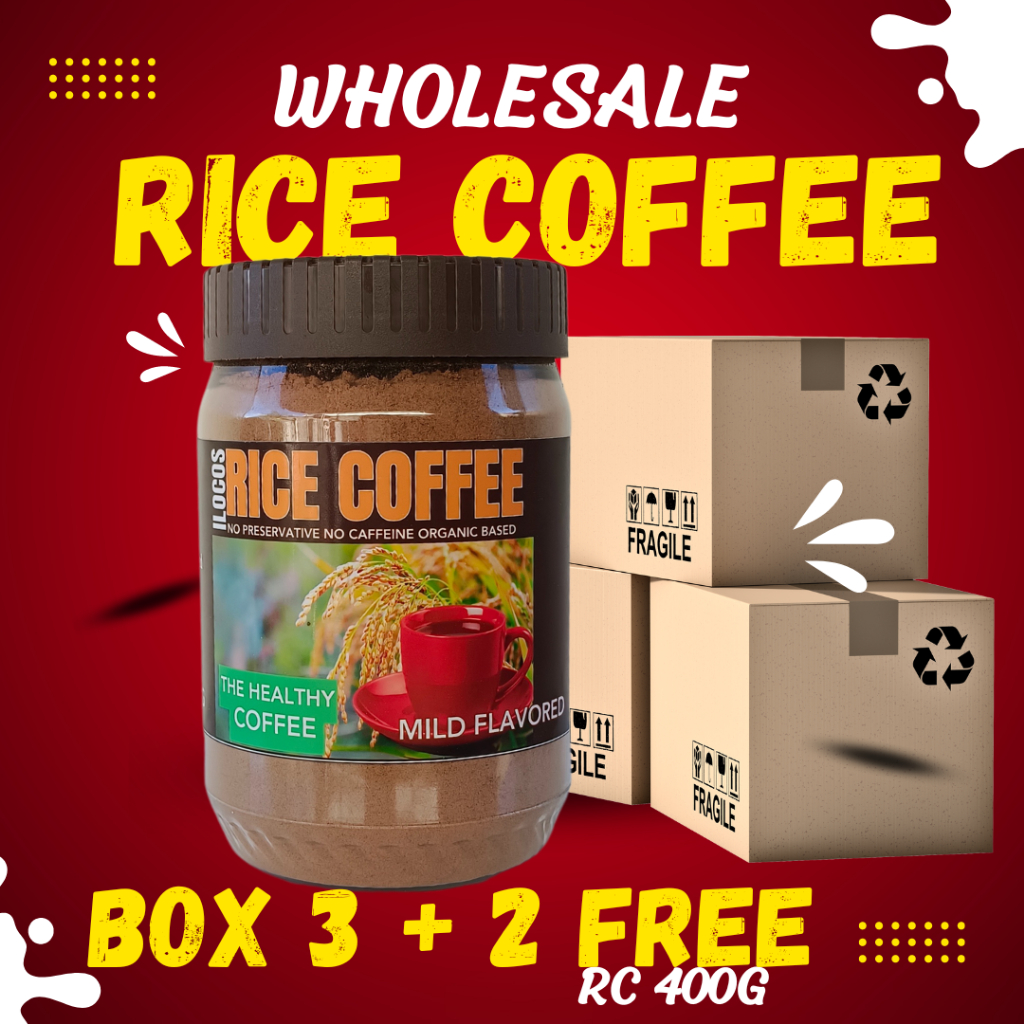 Ilocos organic rice coffee no caffeine 400 grams mild flavor wholesale ...