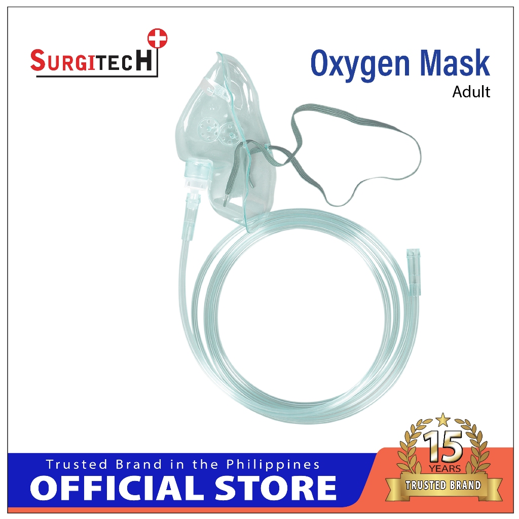 Surgitech Oxygen Mask (Adult & Pedia) | Shopee Philippines