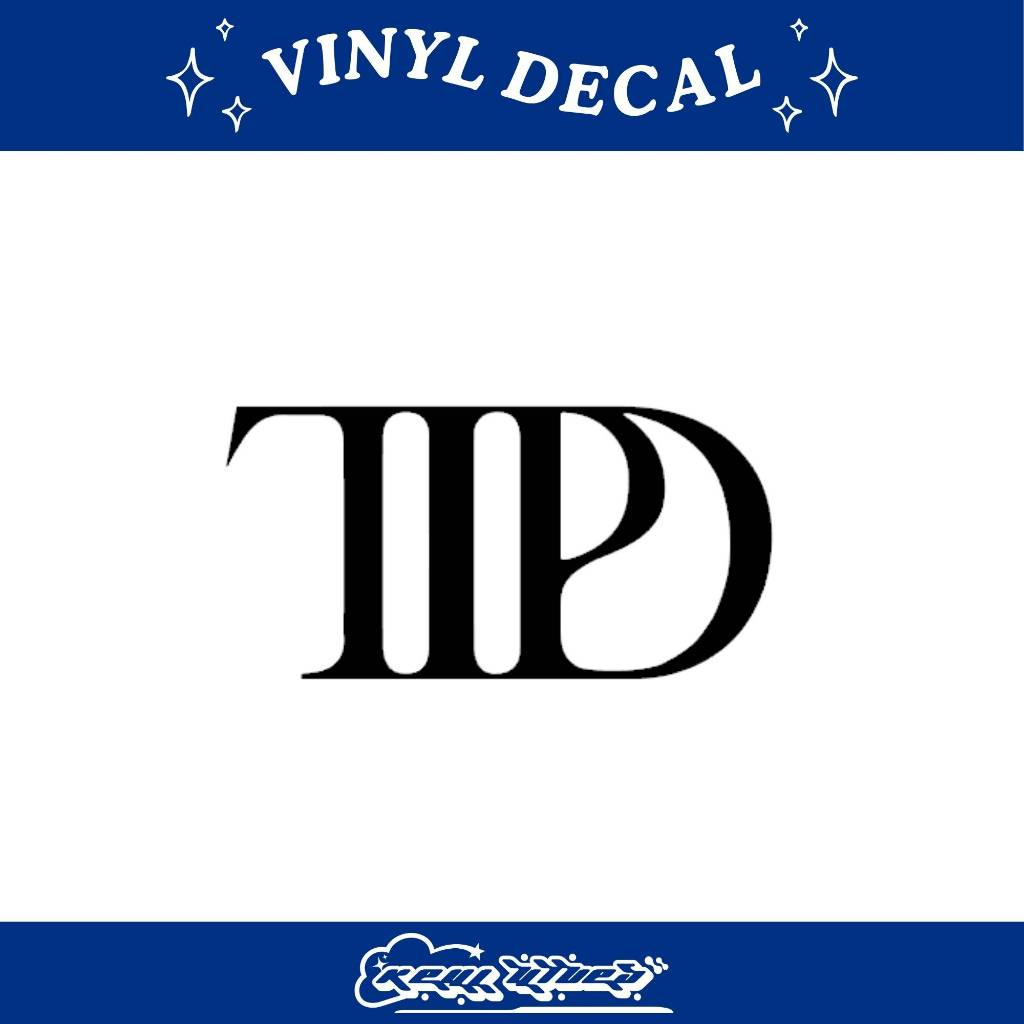 Taylor Swift The Tortured Poets Department TTPD Album logo vinyl decals ...