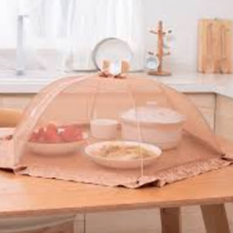 Hexagon Lace Food Covers Umbrella Style Anti Fly Mosquito Meal Table ...