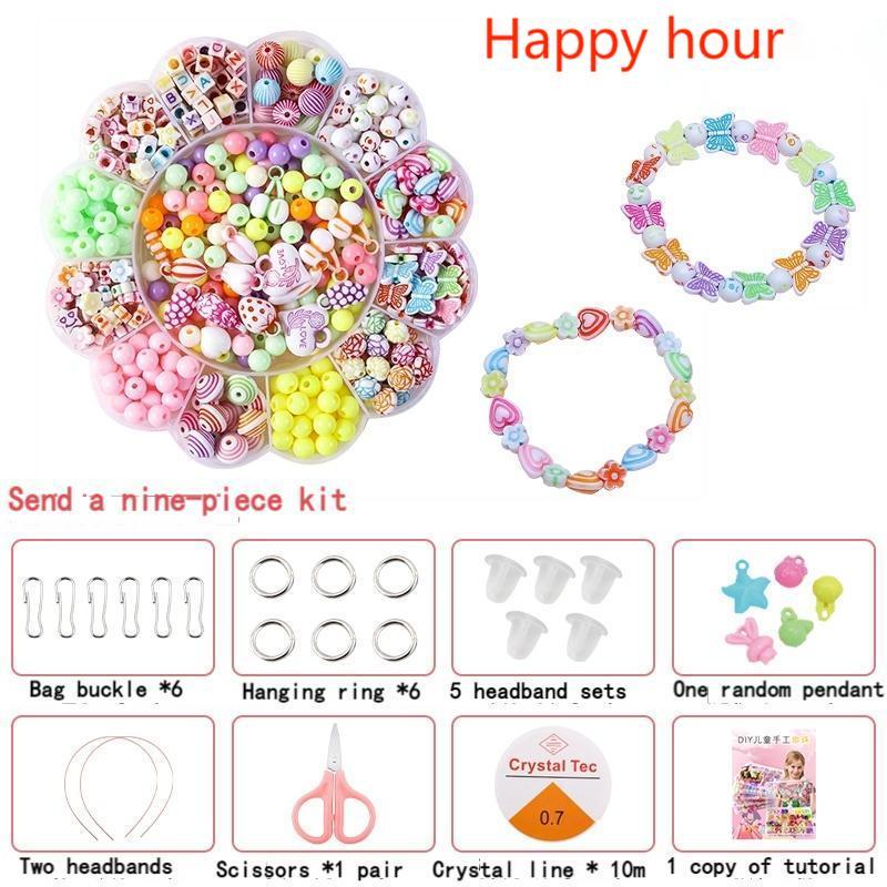 5000Pcs Beads Kit DIY acrylic letter bead set for Name Bracelets ...