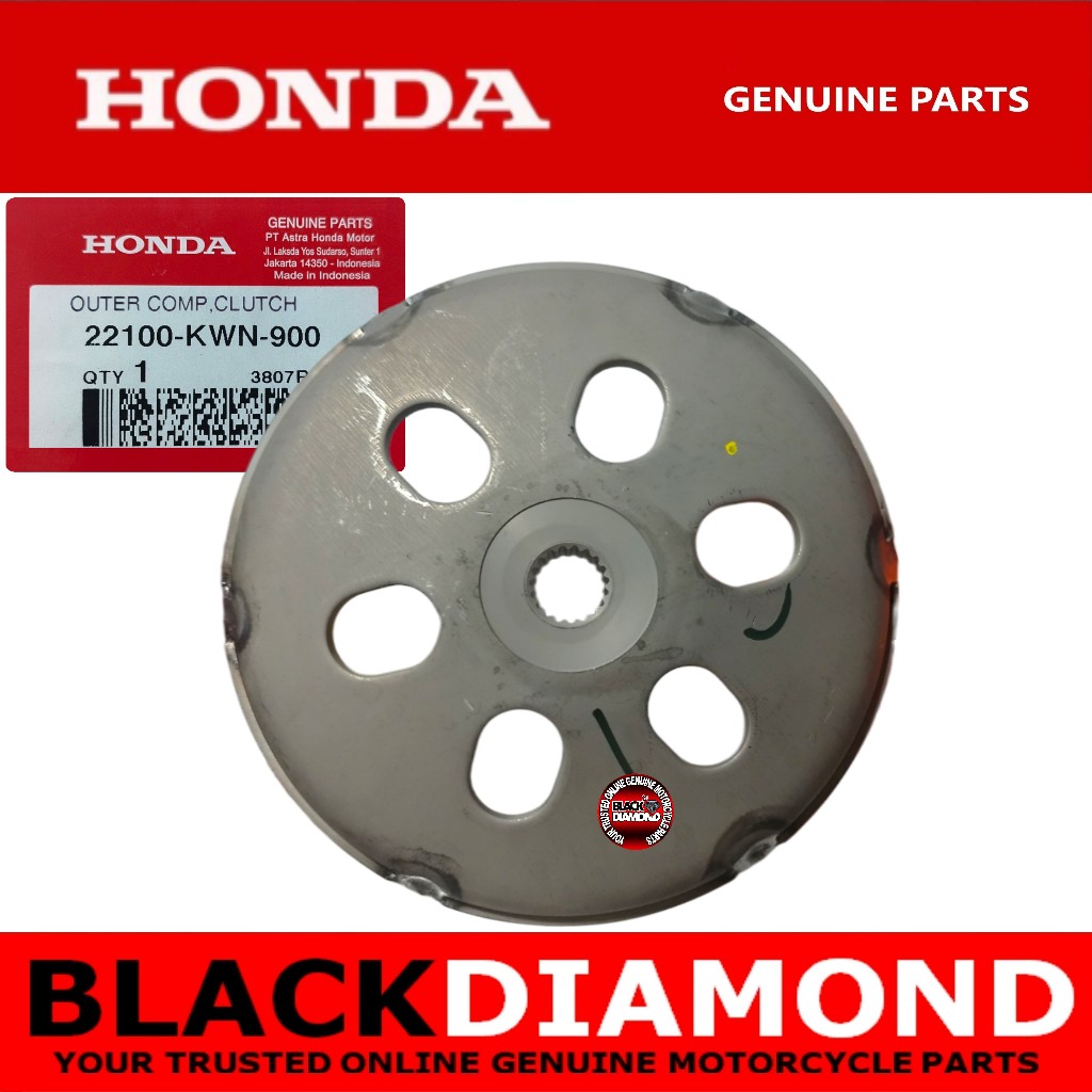 CLICK 125i/150i ADV 150 PCX 150 AIR BLADE 150 OUTER COMP, CLUTCH BELL PART 22100KWN
