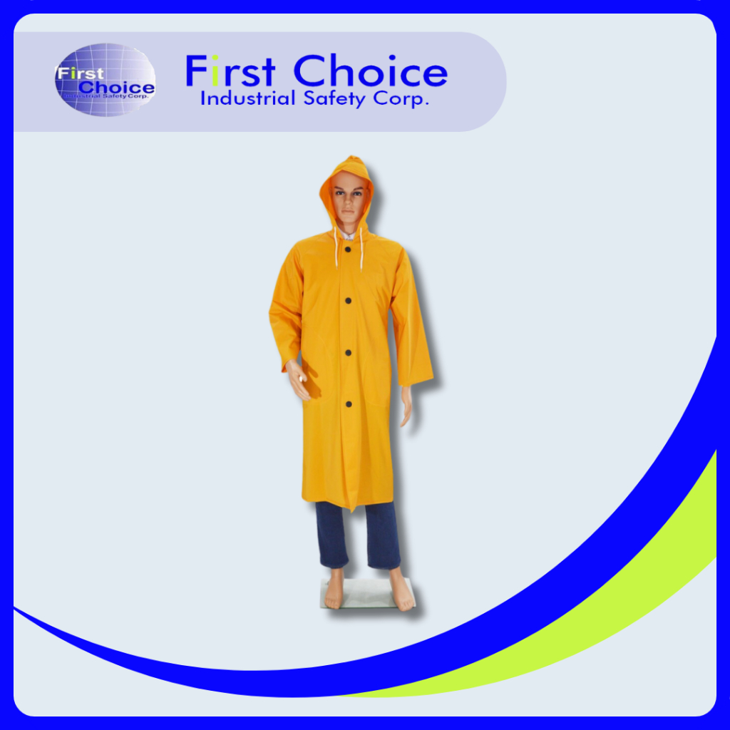 Hercules Heavy Duty Safety Raincoat P J Poncho Jacket Knee Length Shopee Philippines