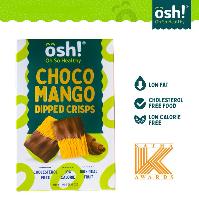 OSH! Dipped Crisps Choco Mango 100g | Shopee Philippines