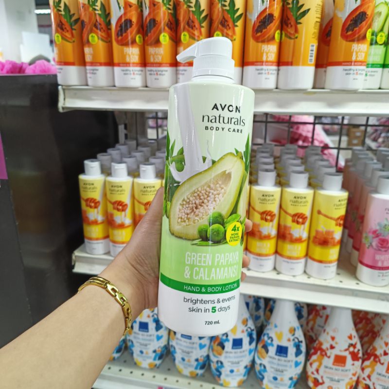 Naturals Green papaya and calamansi hand & body lotion 720ml Shopee