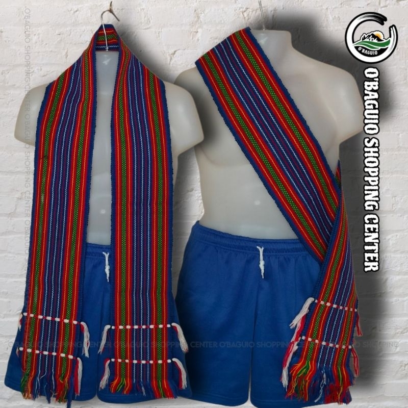 Ifugao Blue Sablay - Sash Igorot Ethnic Attire | Inabel Products (COD ...