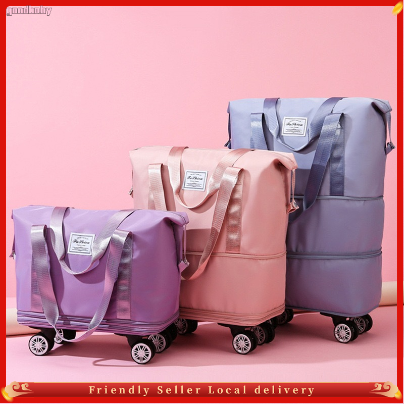 Universal Wheel Foldable Luggage Bag Air Consignment Bag Oversized ...