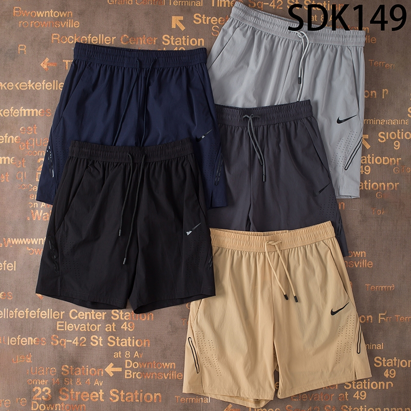 Men s Nike dri fit shorts with 2pocket quick drying shorts above knee outdoor shorts w zipper SDK149