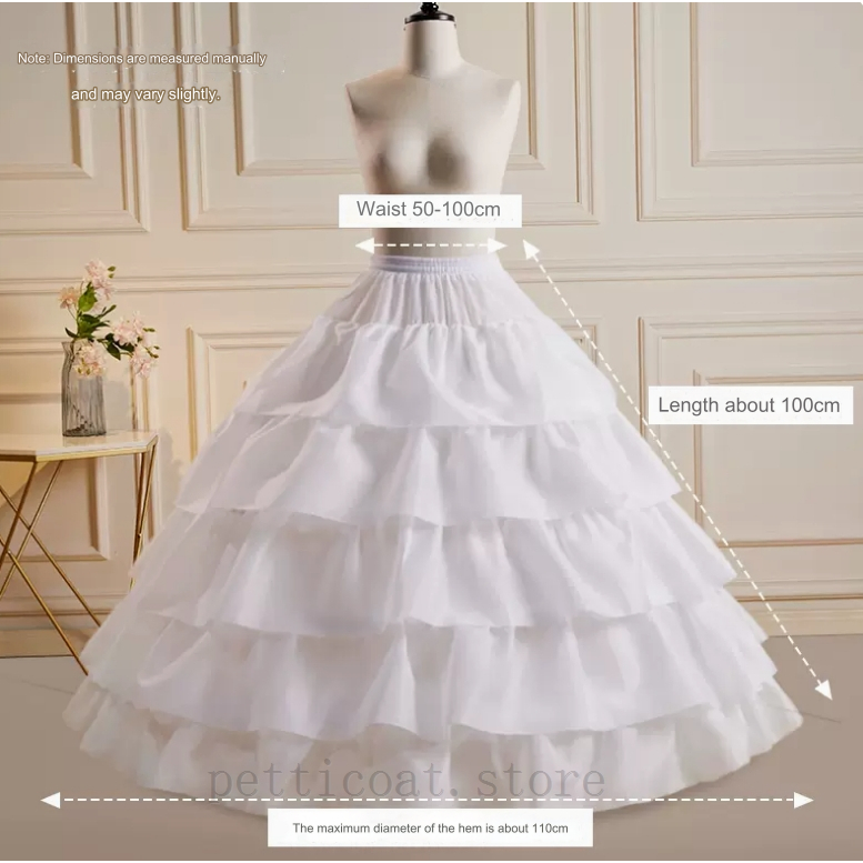 adjustable size peticoat petticoat for gowm wedding dance parties adult ...