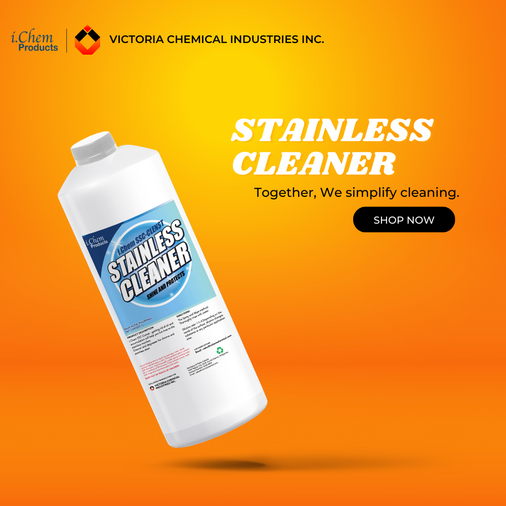 ICHEM PRODUCTS STAINLESS STEEL CLEANER LITER Shopee Philippines