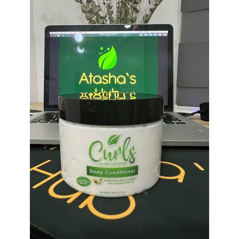 Atasha's HubCurls by Zenutrients ProteinFree Deep Conditioner 300g