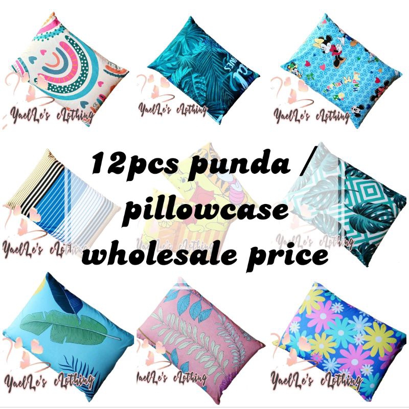 12pcs punda / pillowcase meduim size 16x23 large size 18x28 inches semi ...