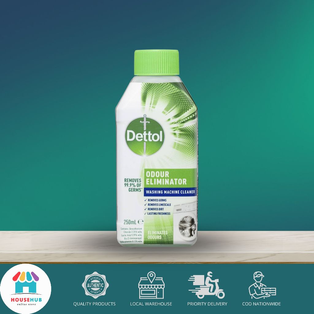 Dettol Odour Eliminator Antibacteria Washing Machine Cleaner (250mL