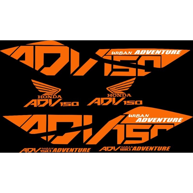 ADV 150 URBAN ADVENTURE CUT OUT DECALS | Shopee Philippines