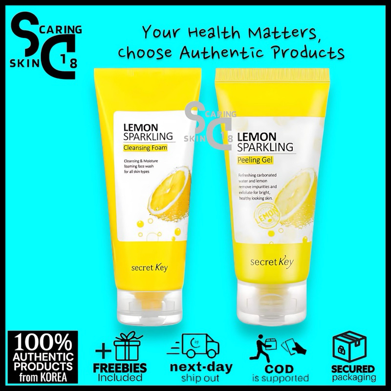 SECRET KEY Lemon Sparkling Cleansing Foam | Peeling Gel - 120g by ...