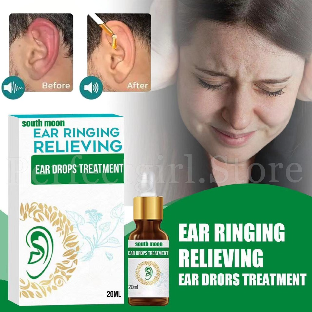20ml South Moon Tinnitus liquid Ear Drops Treatment Remover Earache
