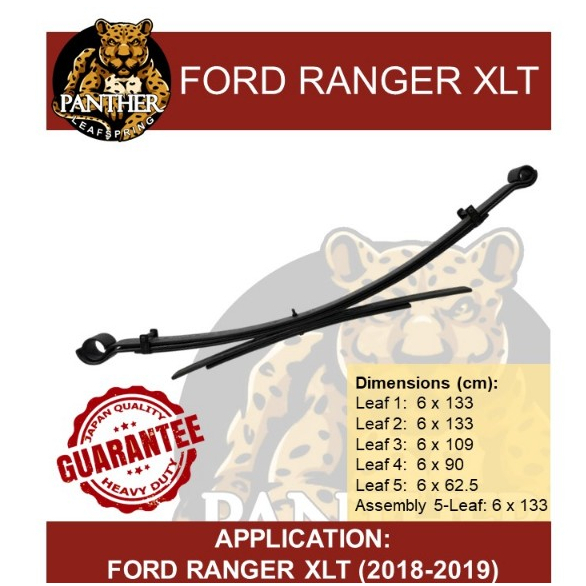 Molye / Leaf Spring for Ford Ranger XLT Rear (MATIBAY) | Shopee Philippines