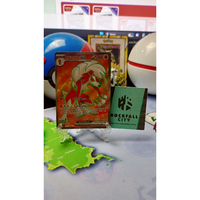 Pokemon TCG - LYCANROC ex 241/193 Ultra Rare - Paldea Evolved | Shopee  Philippines
