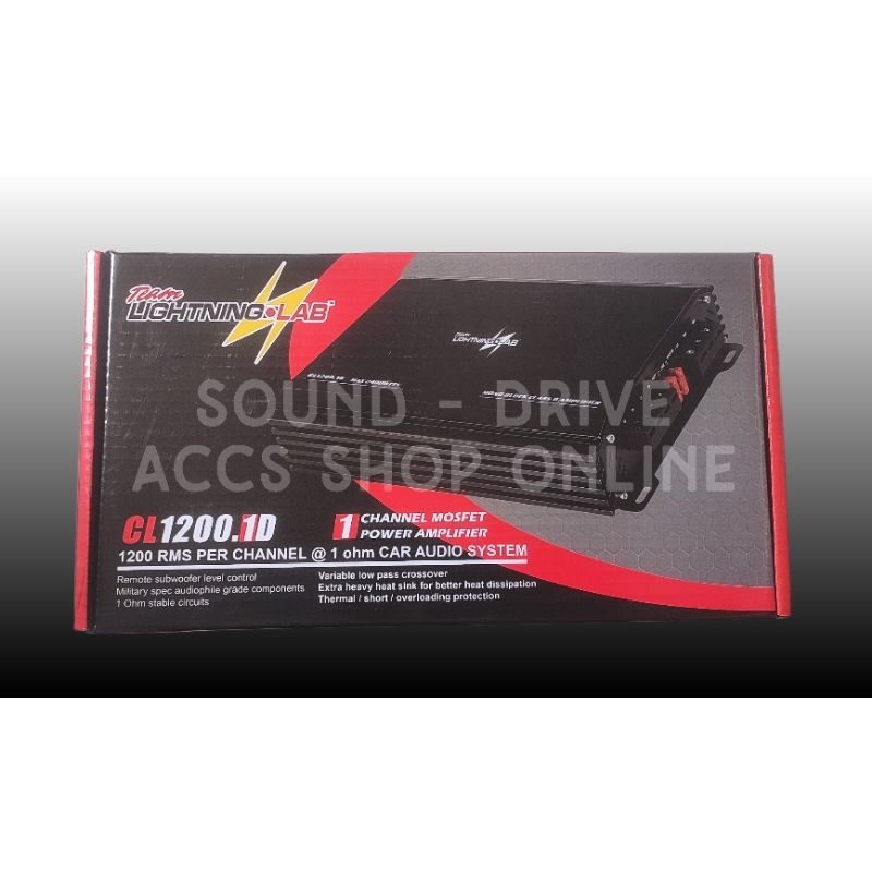 Team Lightning Lab CL1200.1D Power Amplifier Shopee Philippines
