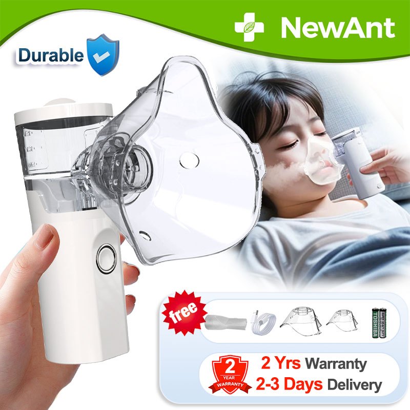 NewAnt Durable Portable Nebulizer For Asthma Quiet Inhaler Nebulizer Machine For Kids Adults