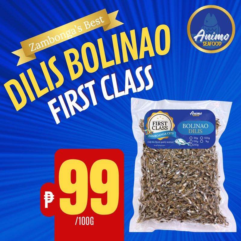 Dried Fish Dilis Bolinao Zamboanga’s Best First Class only / 100g ...