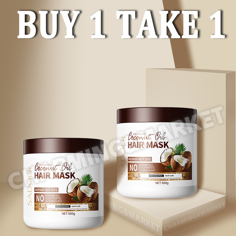 [BUY1 TAKE1] Coconut Hair Mask Nourishing Creamsilk Conditioner and Treatment for Rebonded Hair