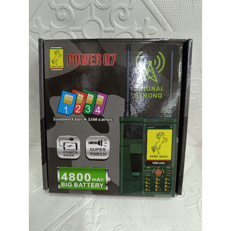 Keypad Powerbank Phone (Ferari-mobile(ORIGINAL LOCAL BRAND) | Shopee ...