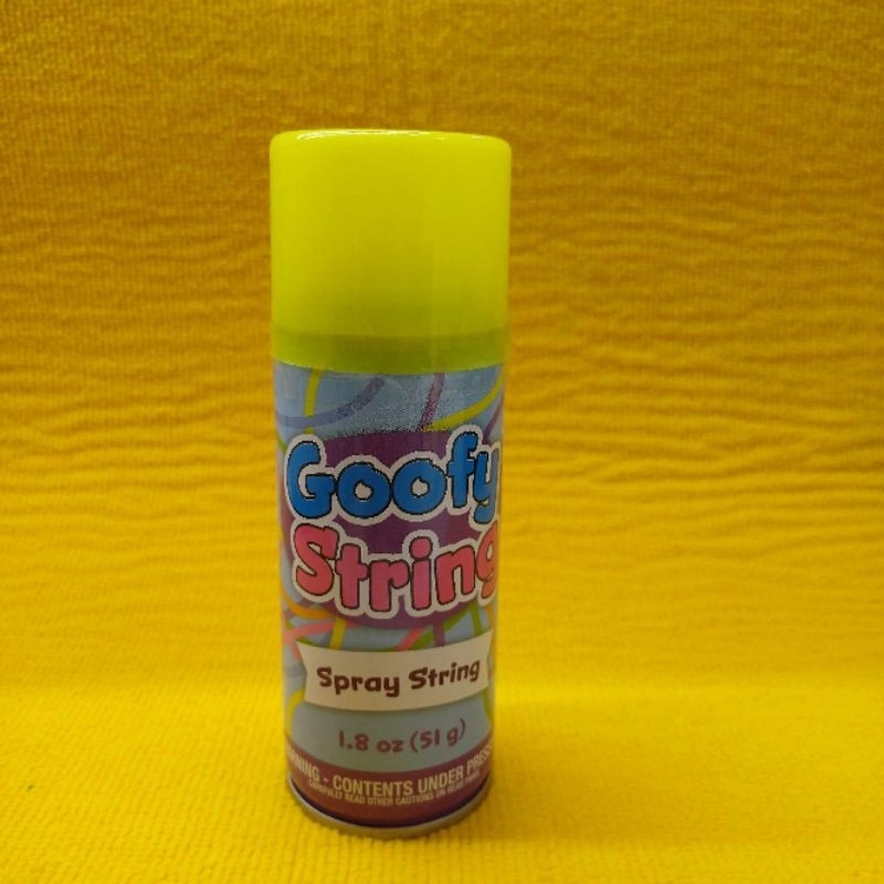 GOOFY STRING PARTY SPRAY STRING COLOR:YELLOW (1.8oz/51g) | Shopee ...