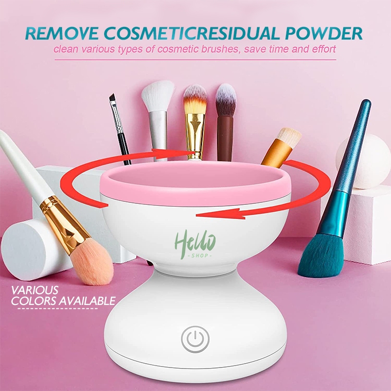 Portable Auto Cosmetic Brush Cleaning Machine Brush Cleaner Spinner ...