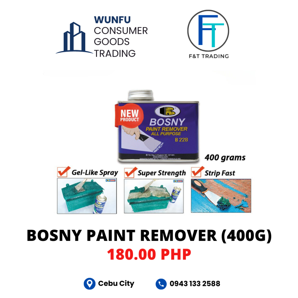 Bosny Paint Remover All Purpose B228 Shopee Philippines