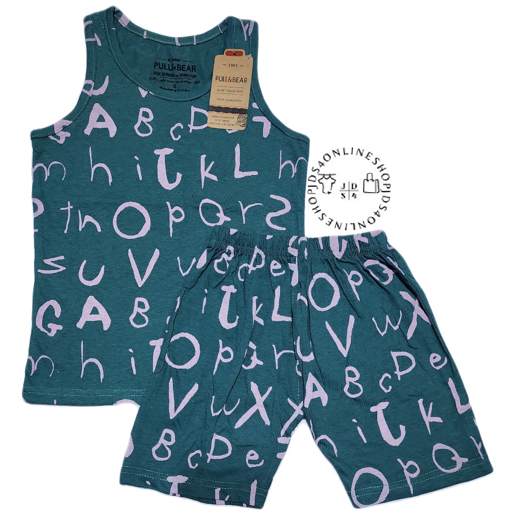 1)TERNO PULL&BEAR KIDS SANDO AND SHORT Shopee Philippines