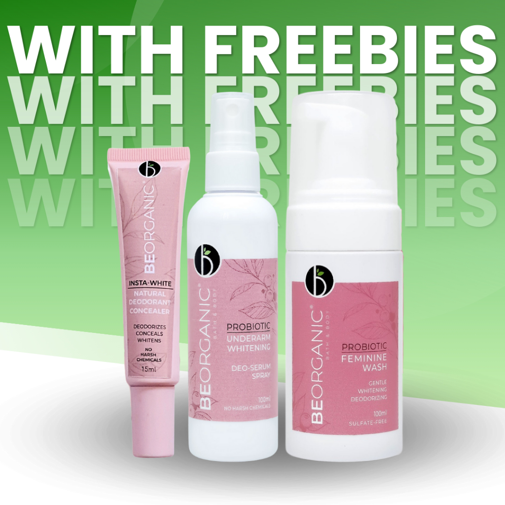 Be Organic Natural Deodorant Underarm Concealer Probiotic Whitening Deo