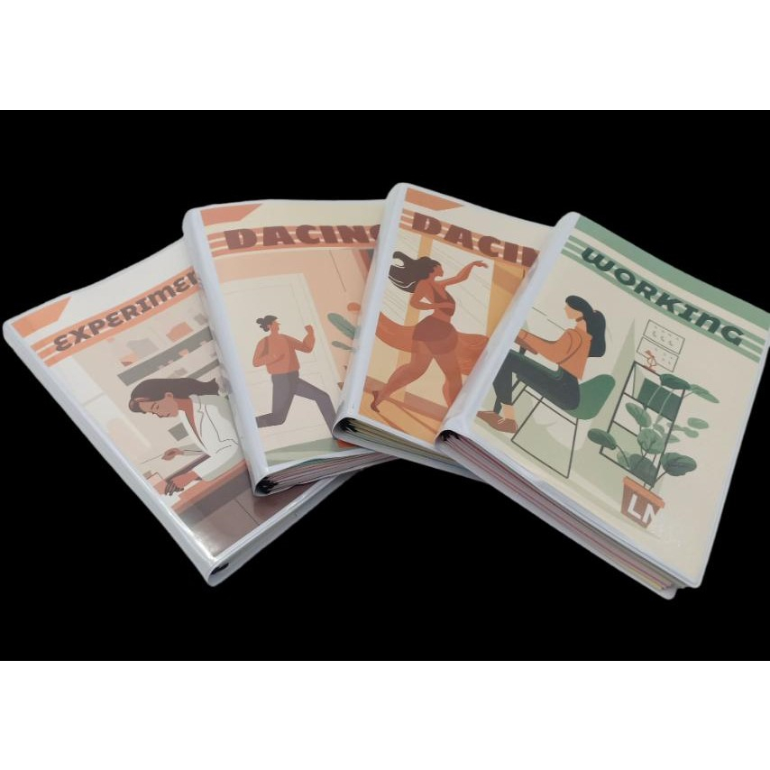 LMC BINDER NOTEBOOK 8 DIVISION GARTERIZED | Shopee Philippines
