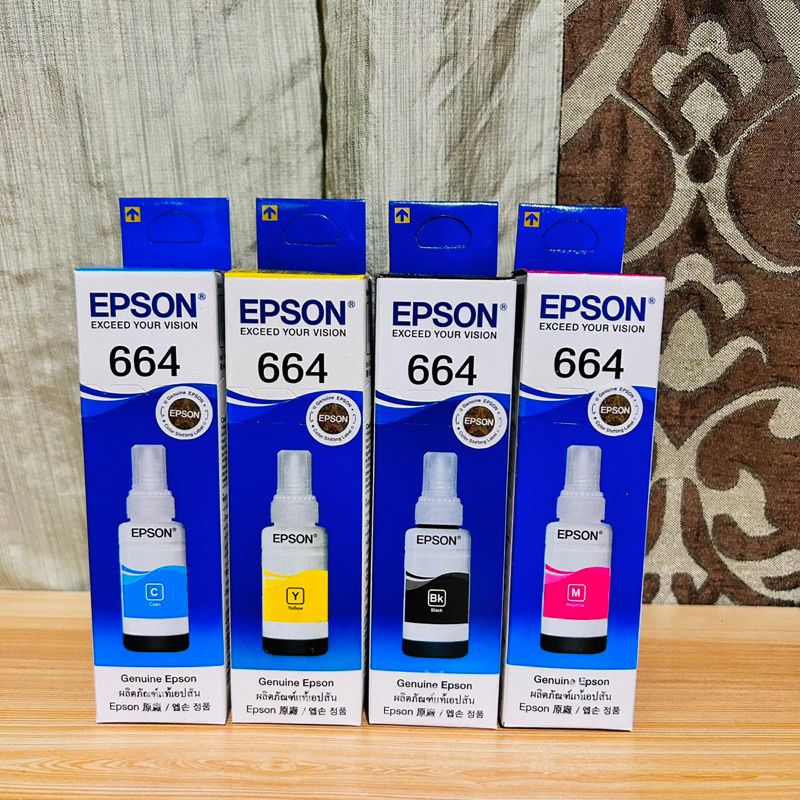 Lowest Price Guarantee!Epson 664 ink Genuine (70ml) 60pcs | Shopee ...
