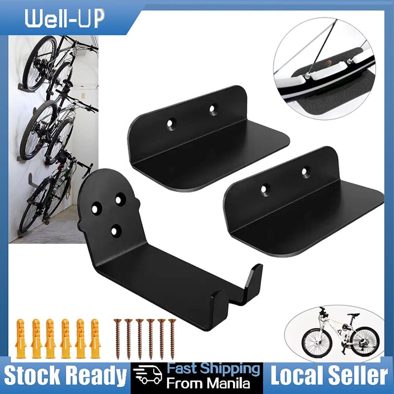 Bike Wall Mounted Bicycle Stands Steel Support Cycling Pedal Tire ...