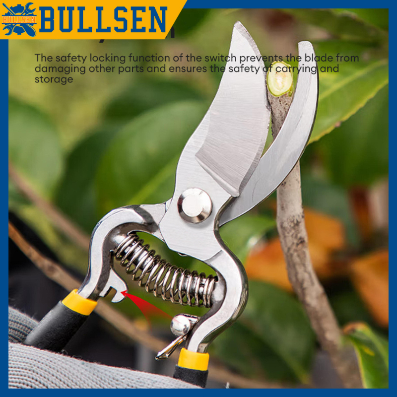 Steel tree pruning shears Cutter Plant Scissor Hand Tool garden Home ...