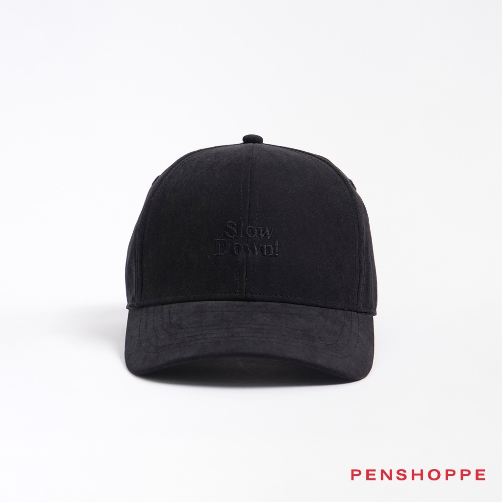 Penshoppe Varsity Cap With Embossed Embroidery For Men (Black/Off White ...